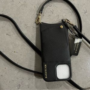 Bandolier iPhone 13 ProMax case with strap.